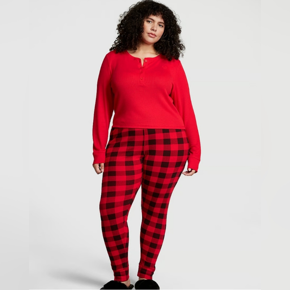Victoria's Secret Thermal Long Pajama Set